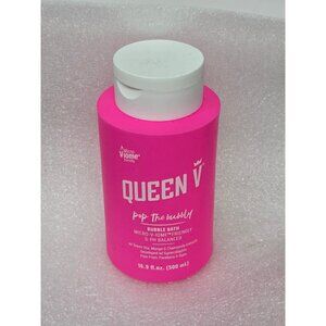 Queen V Pop The Bubbly Bubble Bath 16.9 Fl Oz Microbiome-Friendly & pH-Balanced